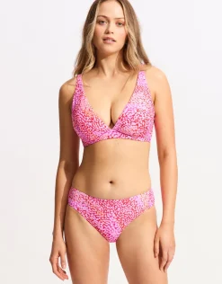 Seafolly Sea Skin Retro Bikini Pant - Fuchsia Rose Online