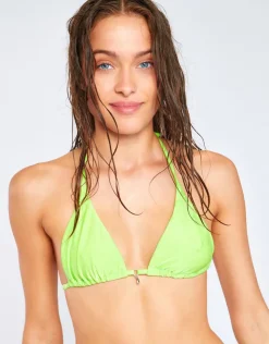 Banana Moon Seaglitter Rico Bikini Top - Lime Discount
