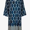 Charmline Seaside Dining Tunic - Wave Cream Fashion