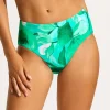 Seafolly Secret Garden High Waist Bikini Pant - Jade Clearance