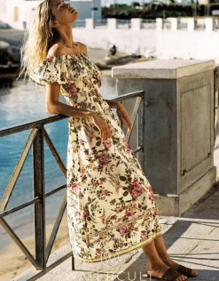 Watercult Secret Garden Off The Shoulder Dress Outlet