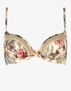 Watercult Secret Garden Underwired Bikini Top - Sunfaded Florals New