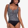 Miraclesuit Selenite Layered Escape Swimsuit - Black Outlet