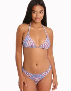 Paolita Sentwali Adana Reversible Halter Bikini Top - Print Hot