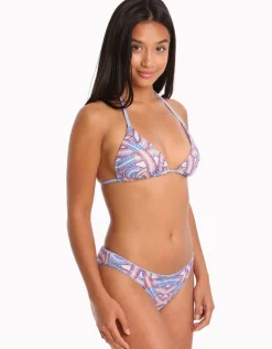 Paolita Sentwali Adana Reversible Halter Bikini Top - Print Hot