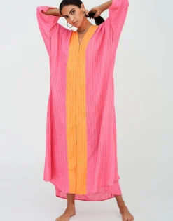 Pitusa Sequin Kimono - Hot Pink Hot