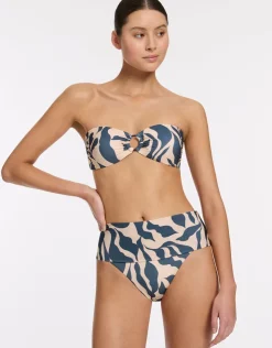 Jets Sereno Fold Bikini Pant - Steel Blue Outlet