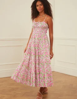 Pink City Prints Seychelles Dress - Neon Lolita Fashion