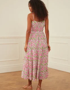 Pink City Prints Seychelles Dress - Neon Lolita Fashion