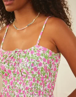 Pink City Prints Seychelles Dress - Neon Lolita Fashion