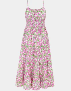 Pink City Prints Seychelles Dress - Neon Lolita Fashion