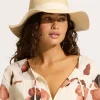 Seafolly Shady Lady Collapsible Fedora - Natural Discount