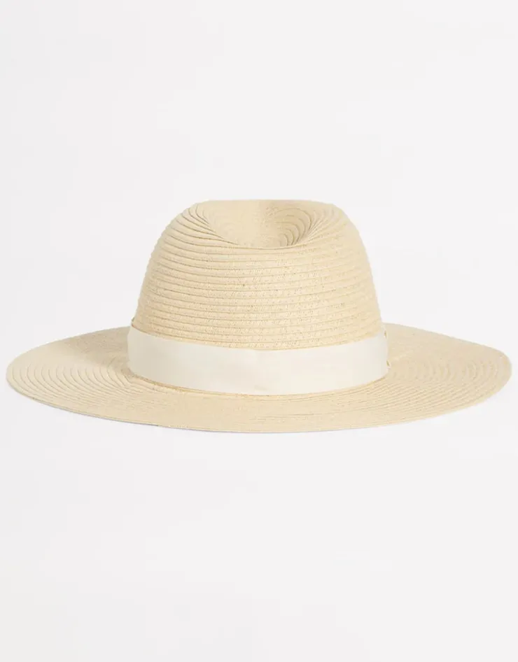 Seafolly Shady Lady Collapsible Fedora - Natural Discount