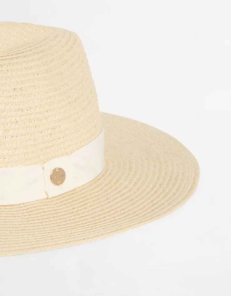 Seafolly Shady Lady Collapsible Fedora - Natural Discount