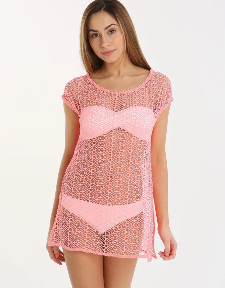 Banana Moon Shoshone Melena Mini Dress - Coral Best