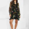 Maryan Mehlhorn Siciliana Silk Tunic - Black-Brights New