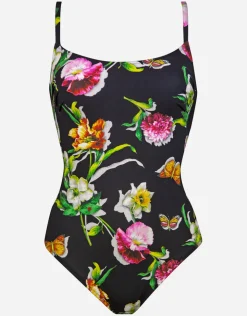 Maryan Mehlhorn Siciliana Soft Cup Swimsuit - Black-Brights Hot