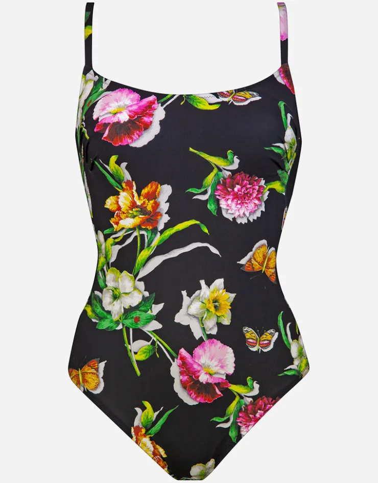 Maryan Mehlhorn Siciliana Soft Cup Swimsuit - Black-Brights Hot