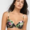 Maryan Mehlhorn Siciliana Underwired Moulded Bikini Top - Black-Brights Sale