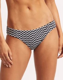 Seafolly Sienna Hipster Bikini Pant - True Navy Discount