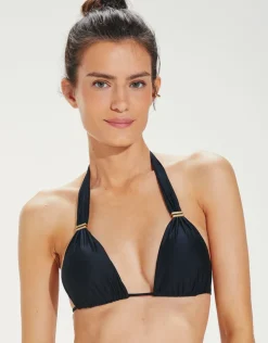 ViX Paula Hermanny Signature Bia Tube Bikini Top - Black Clearance
