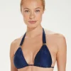 ViX Paula Hermanny Signature Bia Tube Bikini Top - Navy New