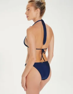 ViX Paula Hermanny Signature Bia Tube Full Bikini Pant - Navy Hot
