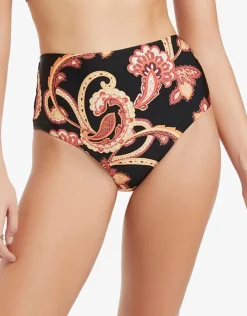 Jets Silk Road High Waist Bikini Pant - Black Best