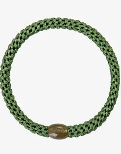 Kknekki Slim Hair Tie - Army Hot
