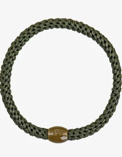 Kknekki Slim Hair Tie - Bottle Green Best