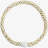 Kknekki Slim Hair Tie - Ivory Hot