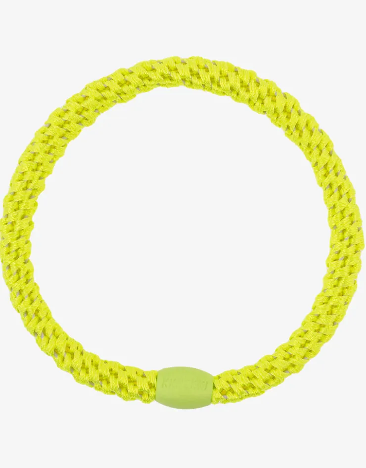 Kknekki Slim Hair Tie - Neon Yellow Online