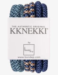 Kknekki Slim Hair Tie Bundle - Blues Best