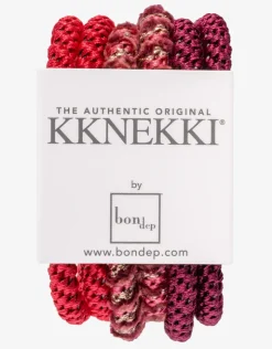 Kknekki Slim Hair Tie Bundle - Dark Pinks Fashion