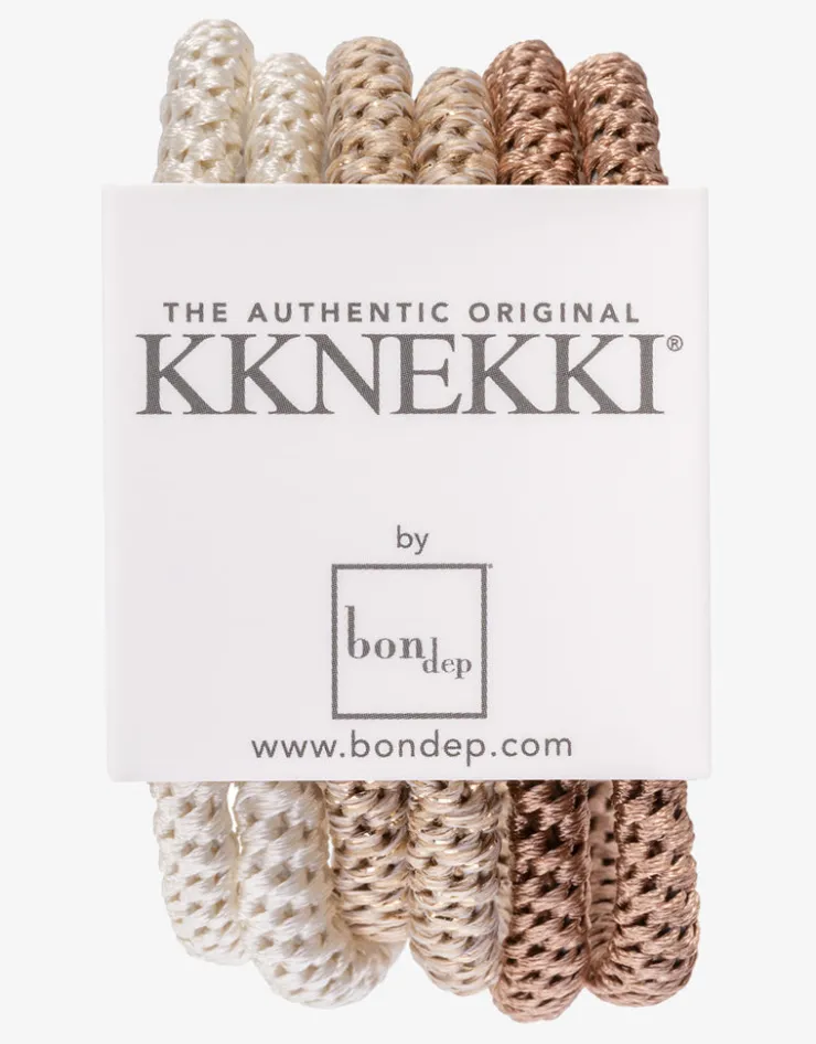 Kknekki Slim Hair Tie Bundle - Light Browns Outlet