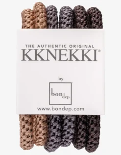 Kknekki Slim Hair Tie Bundle - Mid Browns Sale