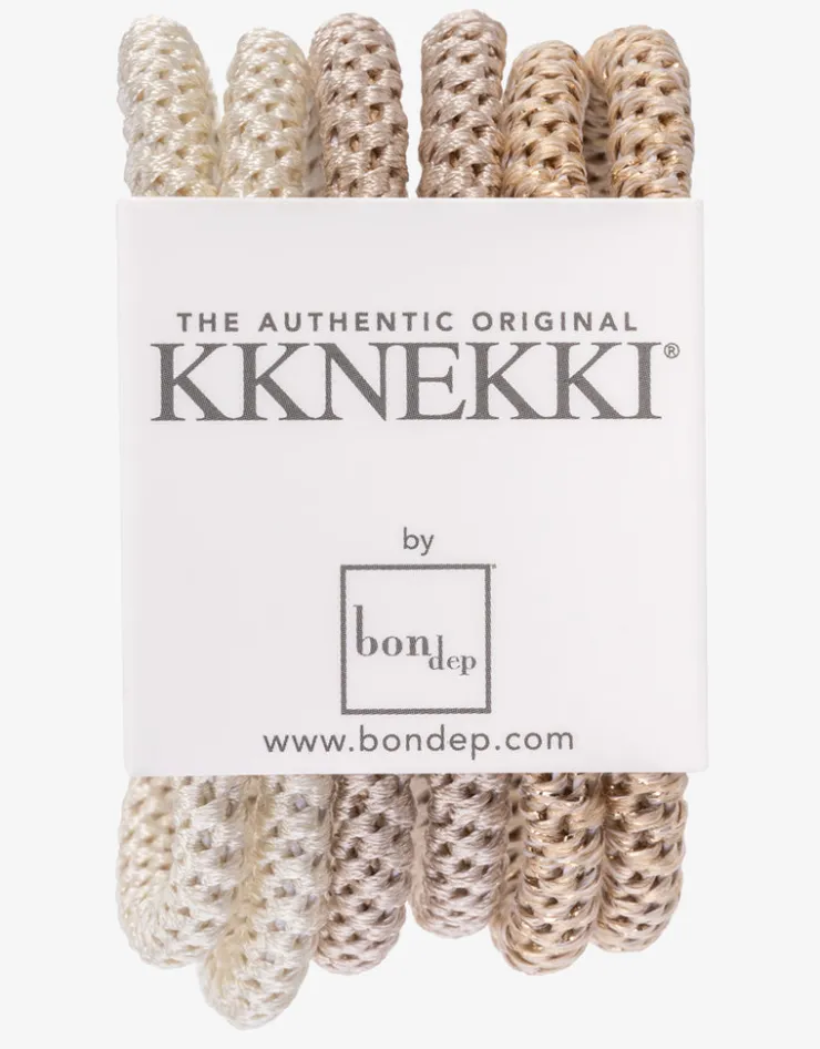 Kknekki Slim Hair Tie Bundle - Nude Best