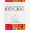 Kknekki Slim Hair Tie Bundle - Orange and Pink Hot