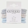 Kknekki Slim Hair Tie Bundle - Pale Pastel Blues Discount