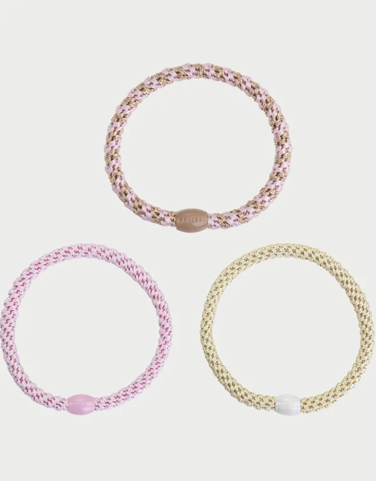 Kknekki Slim Hair Tie Bundle - Pale Pastel Pinks Online