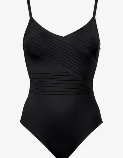 Maryan Mehlhorn Softline Wrap Swimsuit - Black Best