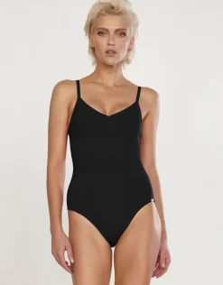 Maryan Mehlhorn Softline Wrap Swimsuit - Black Best