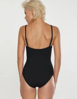 Maryan Mehlhorn Softline Wrap Swimsuit - Black Best