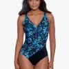 Miraclesuit Sophisticat Oceanus Swimsuit - Blue Animal Sale