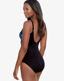 Miraclesuit Sophisticat Oceanus Swimsuit - Blue Animal Sale