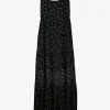 Watercult Soul Spots Strappy Maxi Dress - Black Online