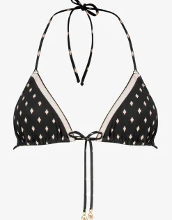 Watercult Soul Spots Triangle Bikini Top - Black Fashion
