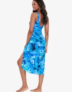 Miraclesuit Sous Marine Sarong - Blue Hot