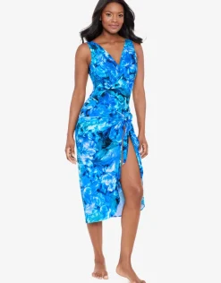Miraclesuit Sous Marine Sarong - Blue Hot