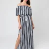 Pia Rossini Sovana Maxi Dress - Black/White Sale